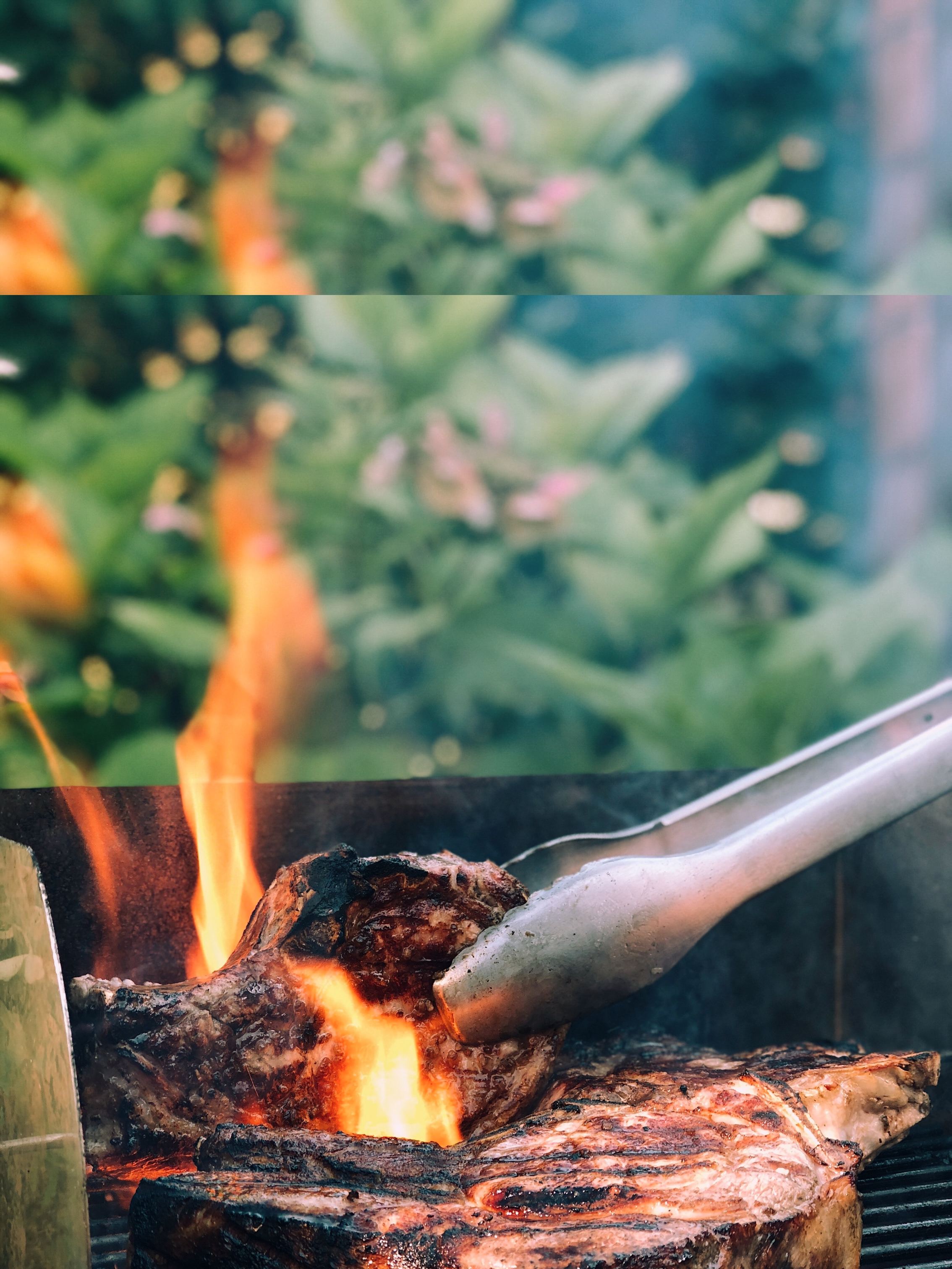 Steak on a grill -- Future Meat Technologies